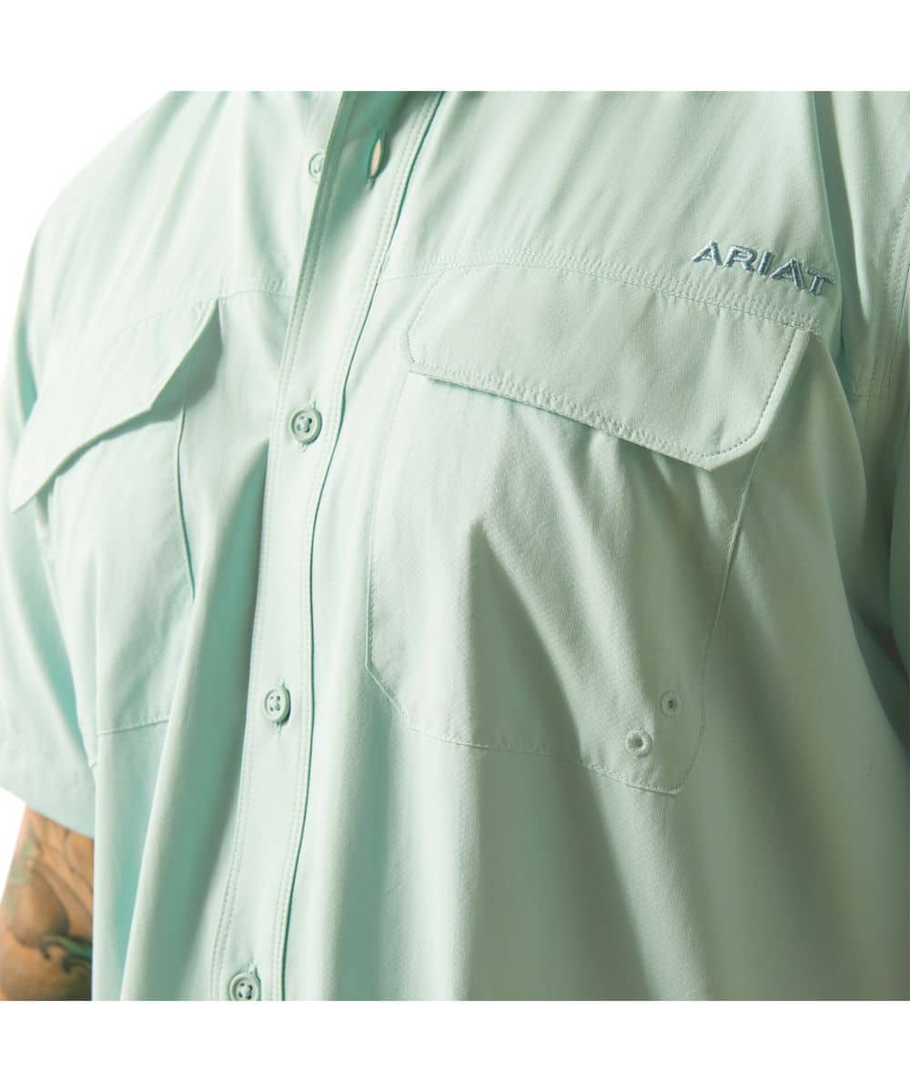 Ariat Men's Eggshell Blue VentTEK Outbound Button Down Shirt
