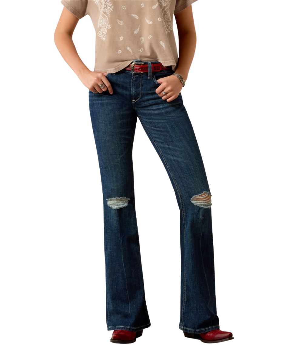 Ariat Women's Christine Flare Jean (#10058915) - Cowpokes Work and