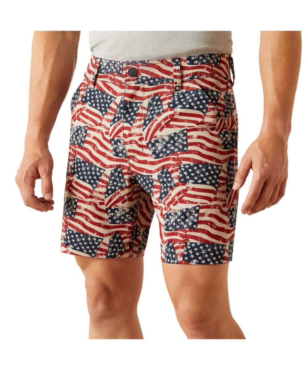 Ariat Men's Flag Tek Shorts