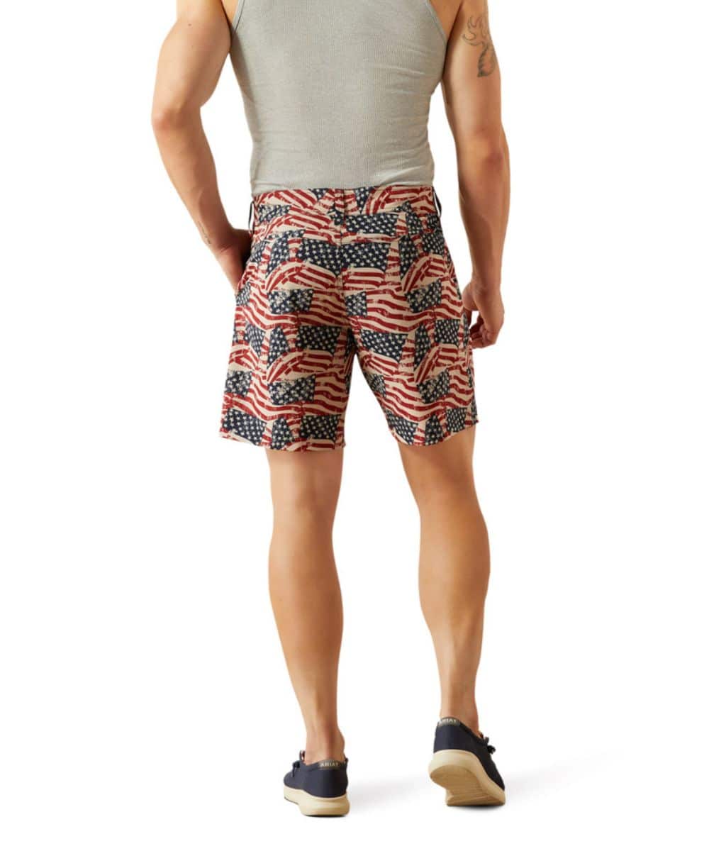 Ariat Men's Flag Tek Shorts