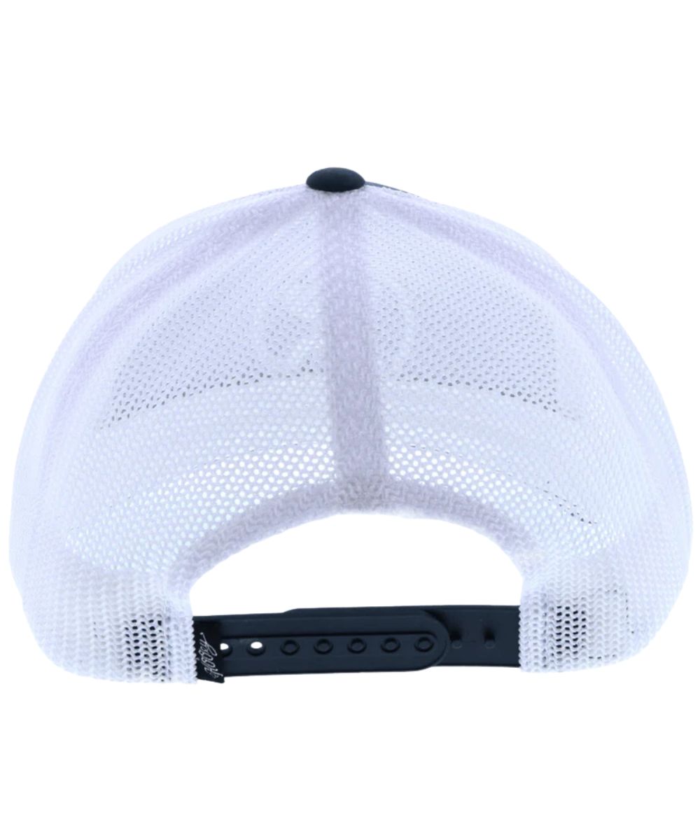 Back view of the o classic cap featuring an adjustable snapback closure