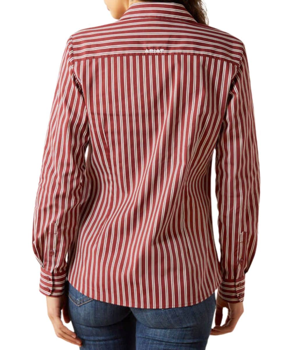 Ariat Women's Cabernet Stripe Kirby Stretch Button Down Shirt