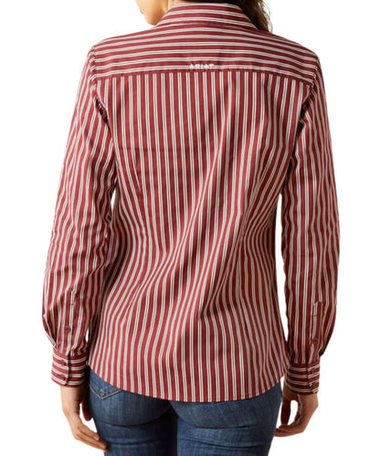 Ariat Women's Cabernet Stripe Kirby Stretch Button Down Shirt