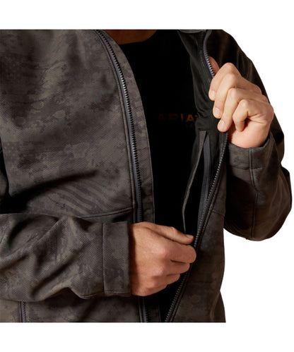 Interior view of the interior zip pocket 