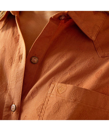 Ariat Women's Glazed Ginger Dobby R.E.A.L. Billie Jean Button Down Shirt