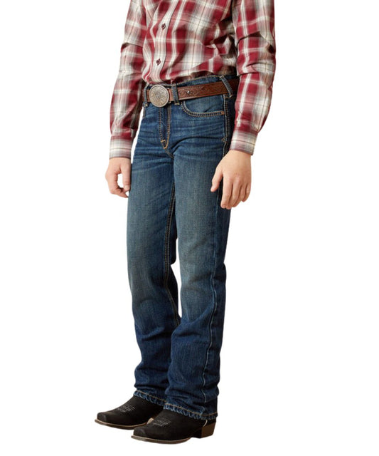 Ariat Boys' B4 Relaxed Baron Boot Cut Jean