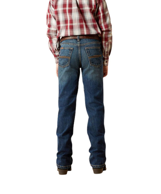 Ariat Boys' B4 Relaxed Baron Boot Cut Jean