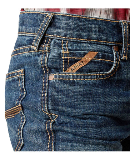 Ariat Boys' B4 Relaxed Baron Boot Cut Jean