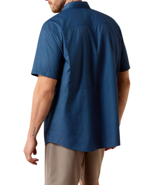 Ariat Men's Dark Denim Navy VentTEK Outbound Button Down Shirt