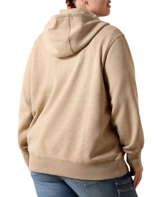 Ariat Women's Rebar 1/2 Zip Logo Hoodie