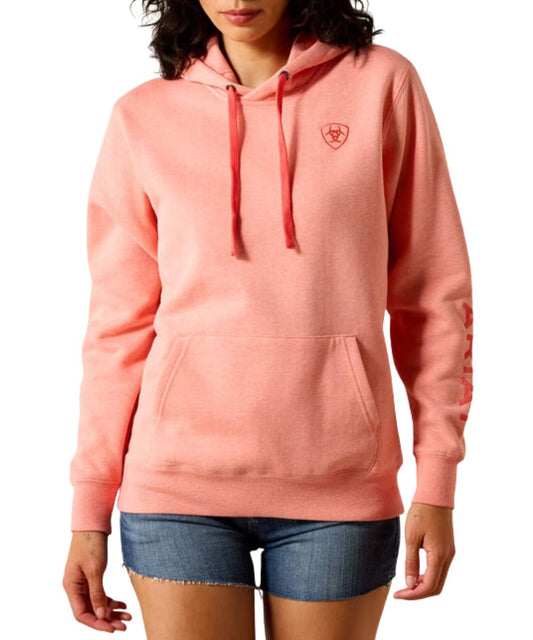 Ariat Women's Peach Amber Logo 2.0 Hoodie