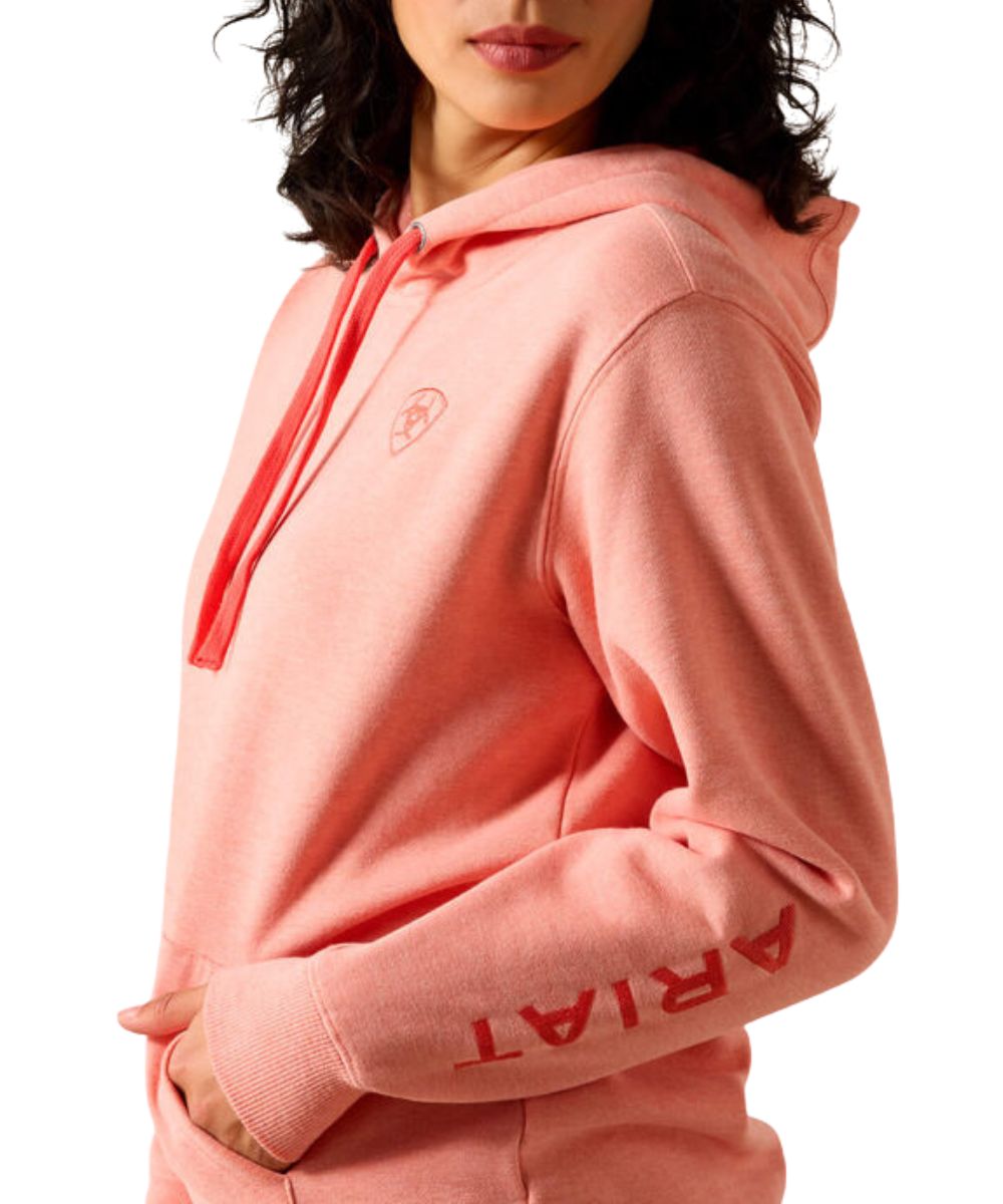 Ariat Women's Peach Amber Logo 2.0 Hoodie