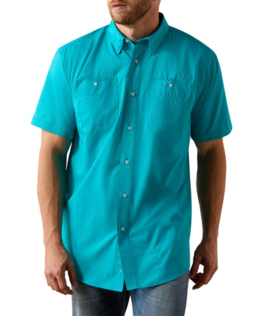 Ariat Men's Miami Blue 360 Airflow Button Down Shirt