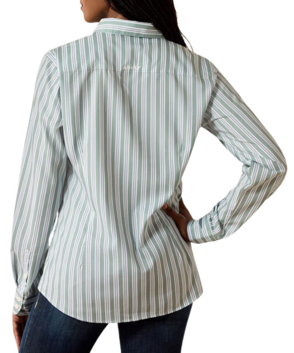 Ariat Women's Green Bay Kirby Pro Stripe Button Down Shirt