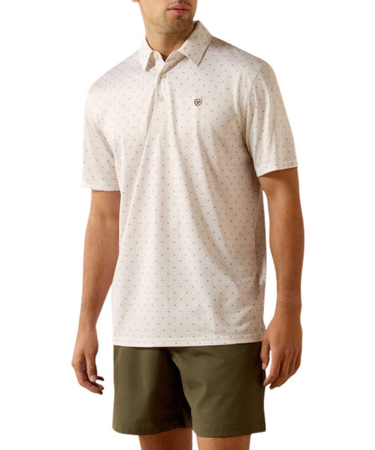 Ariat Men's Moonbeam Steer Polo Shirt