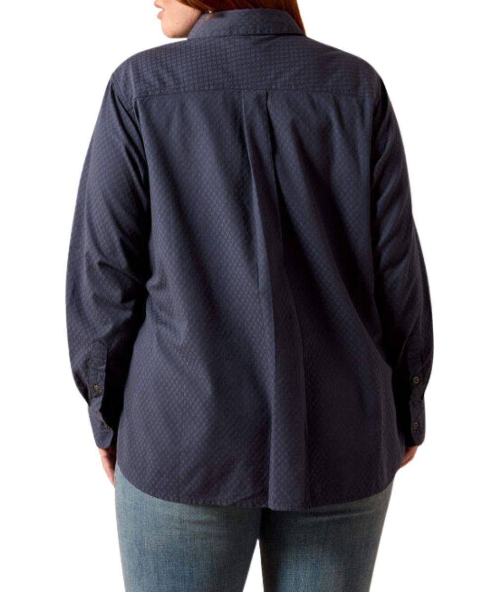 Ariat Women's Ombre Blue Dobby R.E.A.L. Billie Jean Button Down Shirt