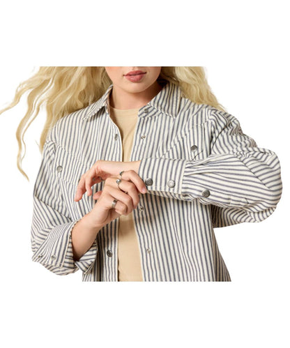 WNS ARIAT L/S CHARLESTON SHIRT - TWILL STRIPE