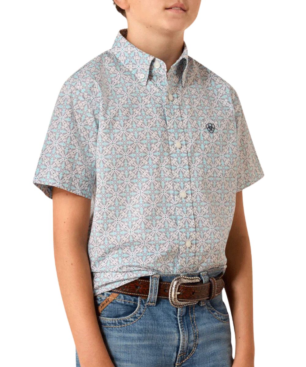 Ariat Boys' Pier Button Down Shirt