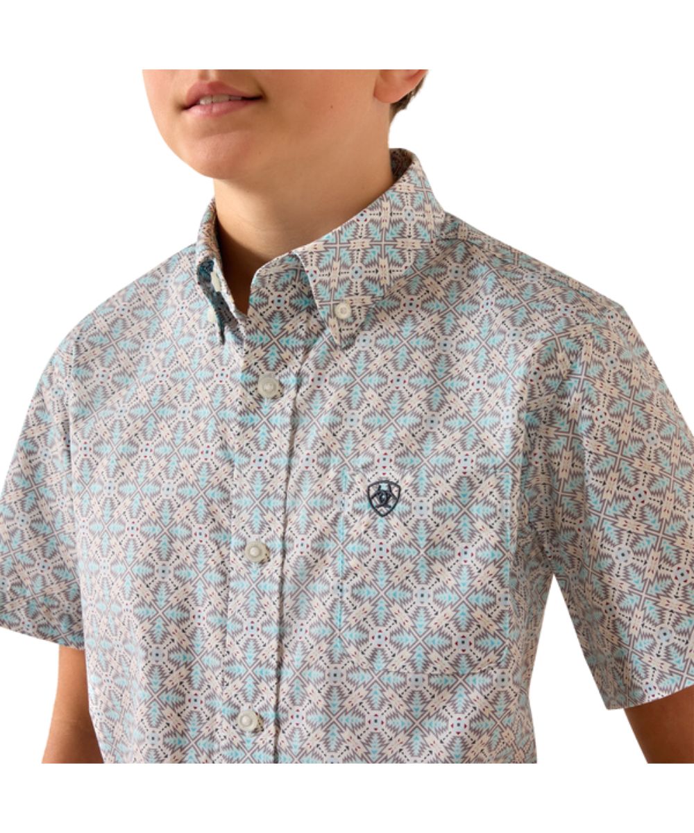 Ariat Boys' Pier Button Down Shirt