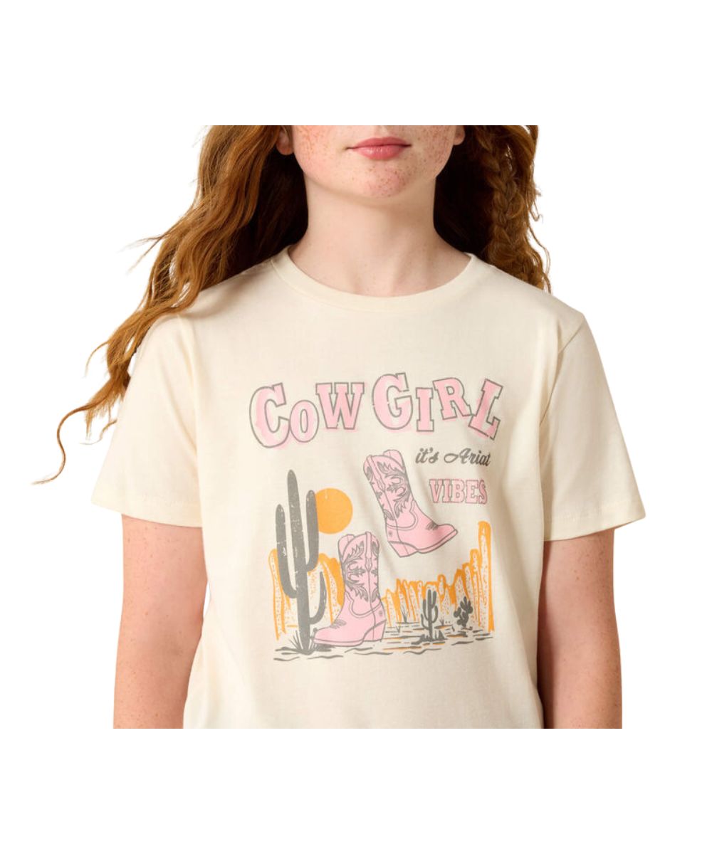 Ariat Girls' Cowgirl Vibes Tee