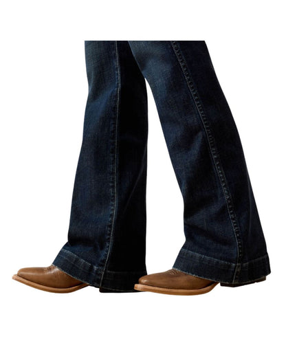 Close-Up View Of The Wide Leg With A Trouser Hem