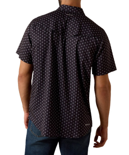 Ariat Men's Black Geo Printed VentTEK Western Snap Shirt