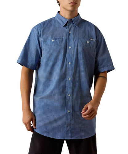 Ariat Men's Blue Quartz 360 Airflow Button Down Shirt