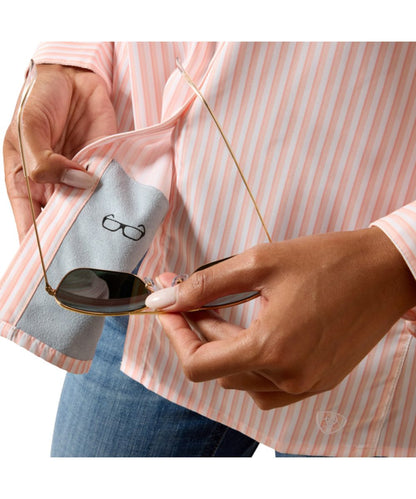 Microfiber Lens Cloth Hidden In The Hem For Easy On-The-Go Cleaning
