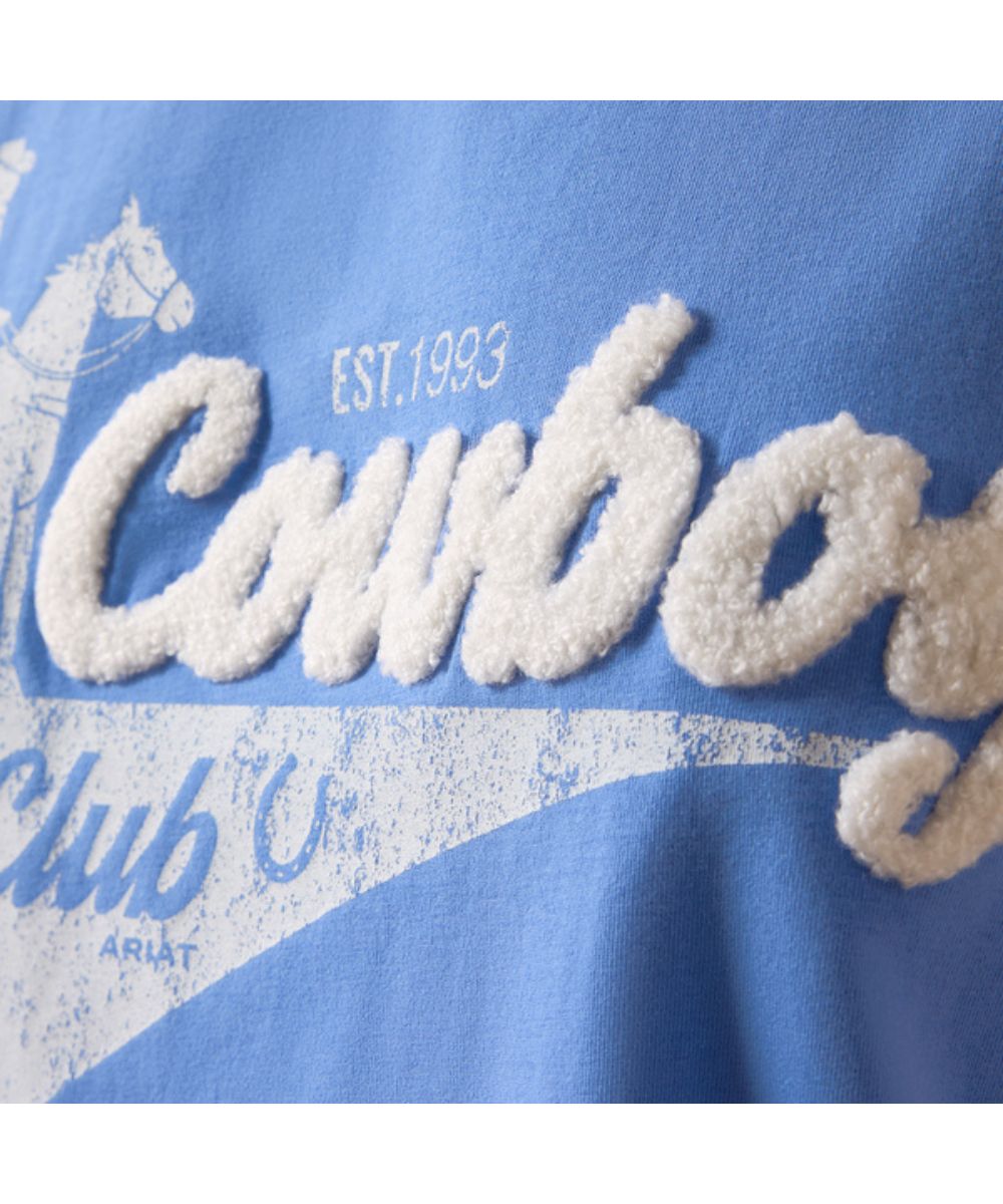 Close-Up View Of The Chenile Front Embroidery
