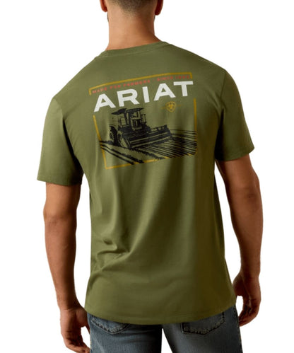 Back View of Rita Logo and farm combine screen print and reads: Made for Farmers -Since 1993