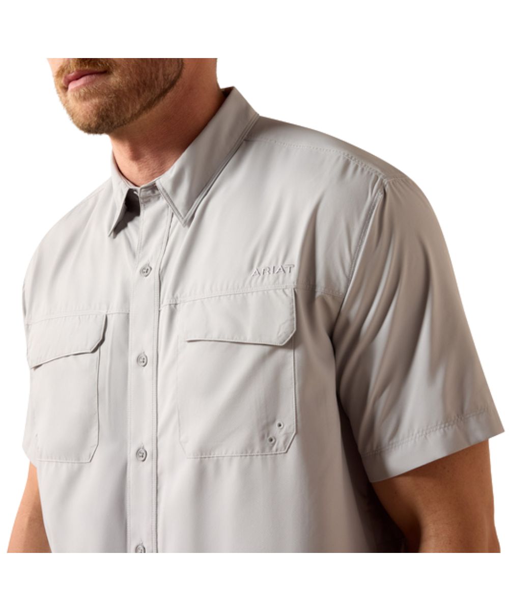 Close-Up View Of The Hook-And-Loop Closure Chest Pockets