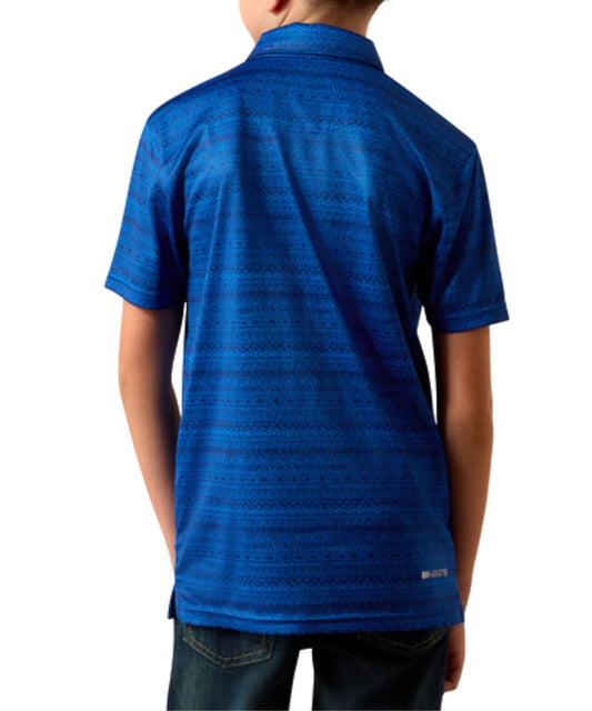 Boy's Short Sleeve Polo Shirt With Odor Control Technology And ClimateTEK To Keep You Cool And Comfortable