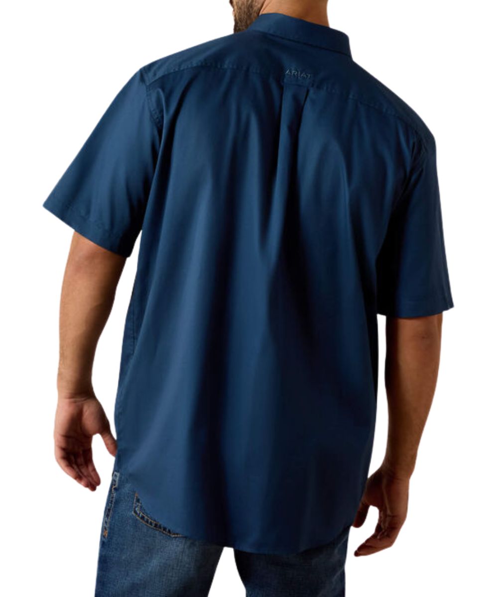 Ariat Men's Navy Twill Button Down Shirt