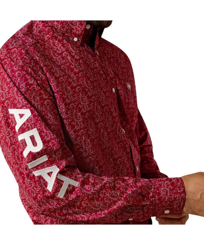 White Logo Embroidery Down The Sleeve