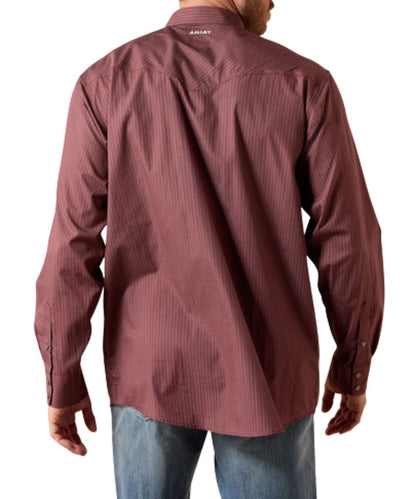 Mini Southwestern Motif Print Shirt With Western Yokes