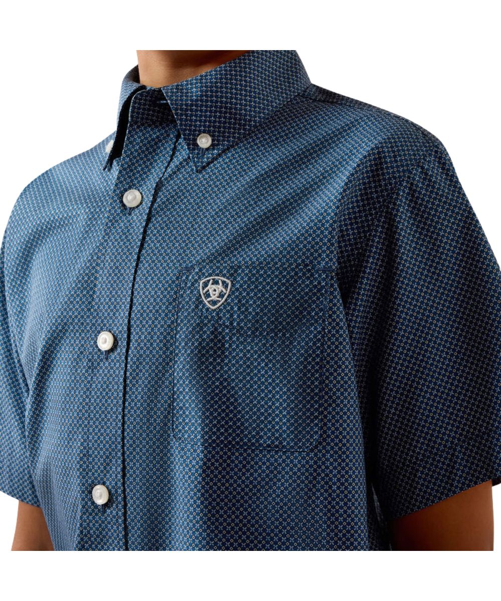 Ariat Boys' Storm Button Down Shirt