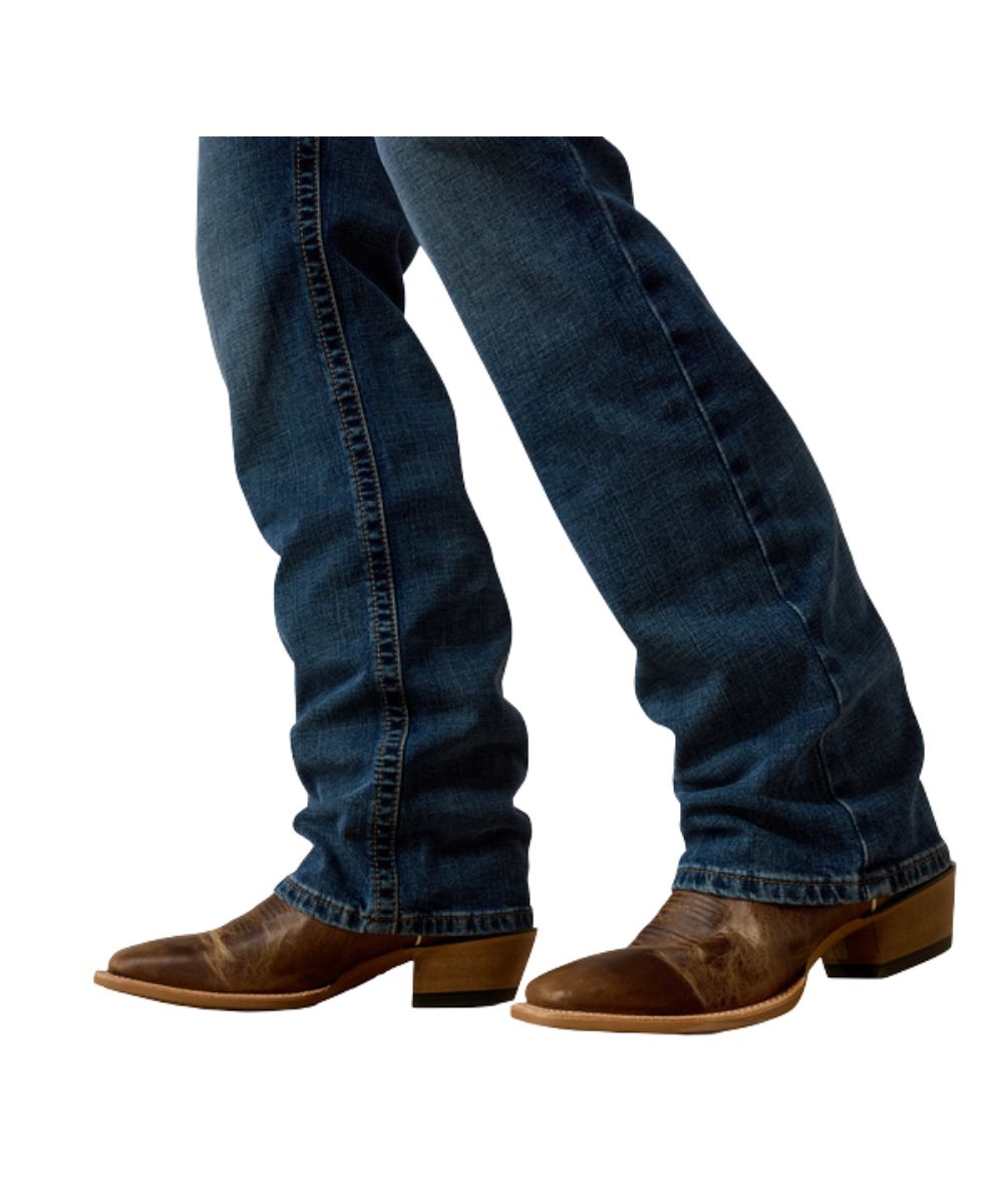 Close-Up View Of The Stackable Boot Cut Leg