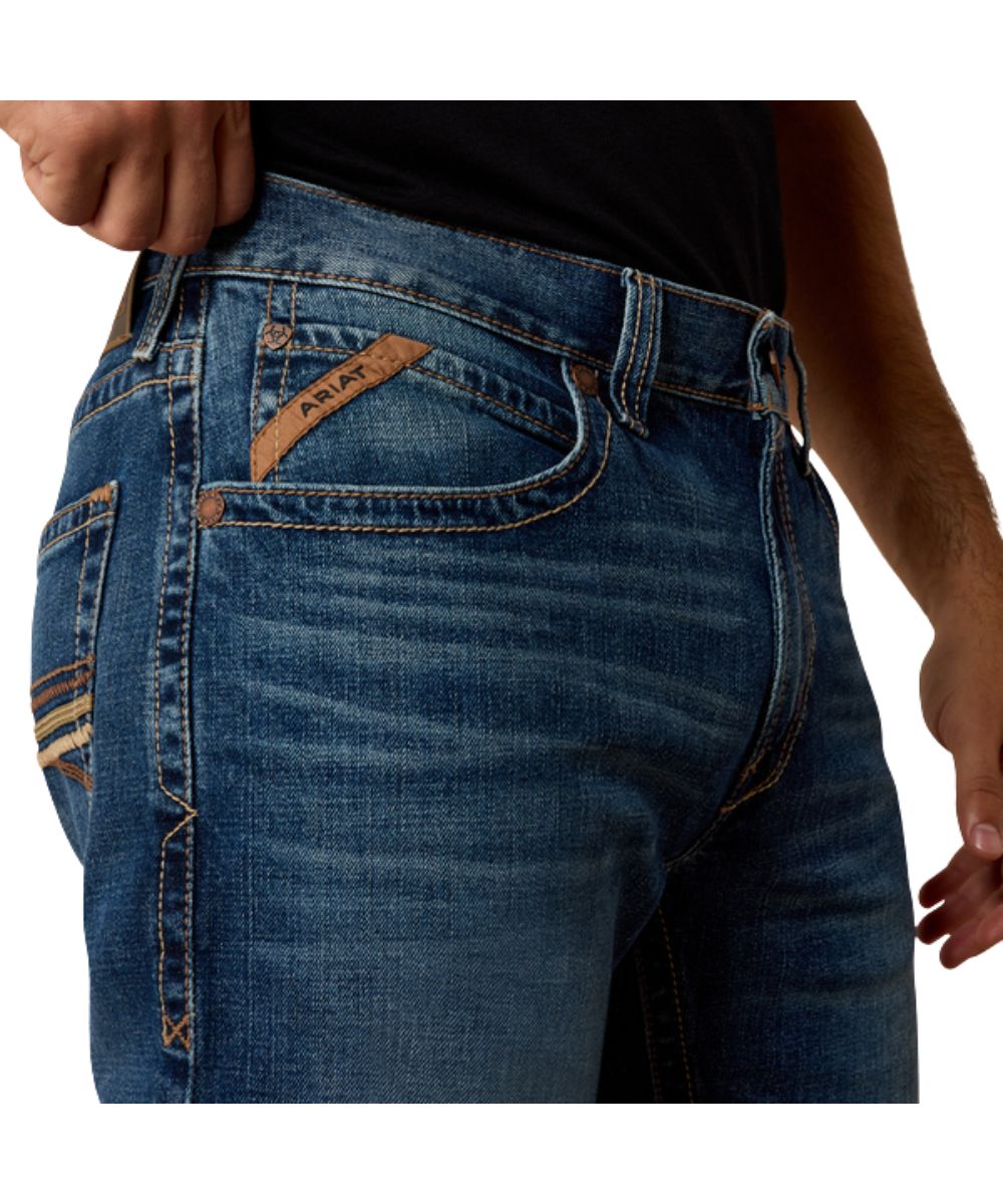 Five Pocket Styling With Extra Deep Front Pockets, A Mid Rise, And No-Rub Comfort Inseam
