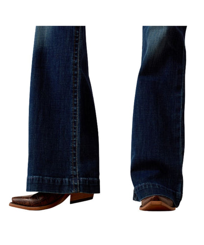 Close-Up View Of The Wide Leg With A Trouser Hem