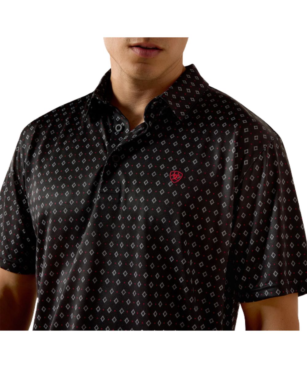 Ariat Men's Black Diamond Polo Shirt