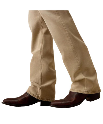 Close-up view of the boot cut leg with a 19" leg opening and a no-rub comfort inseam