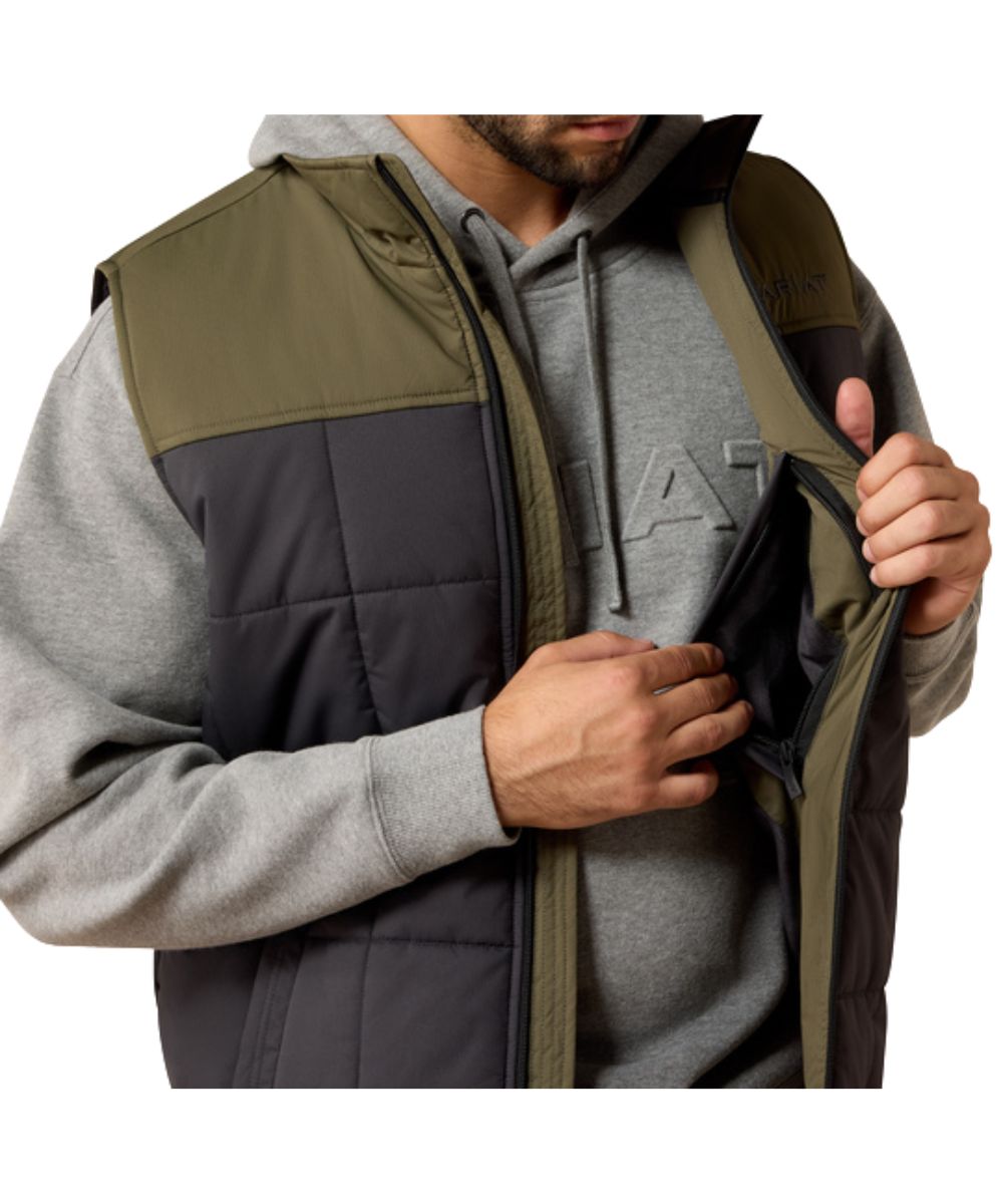 Interior view of the concealed carry interior pocket