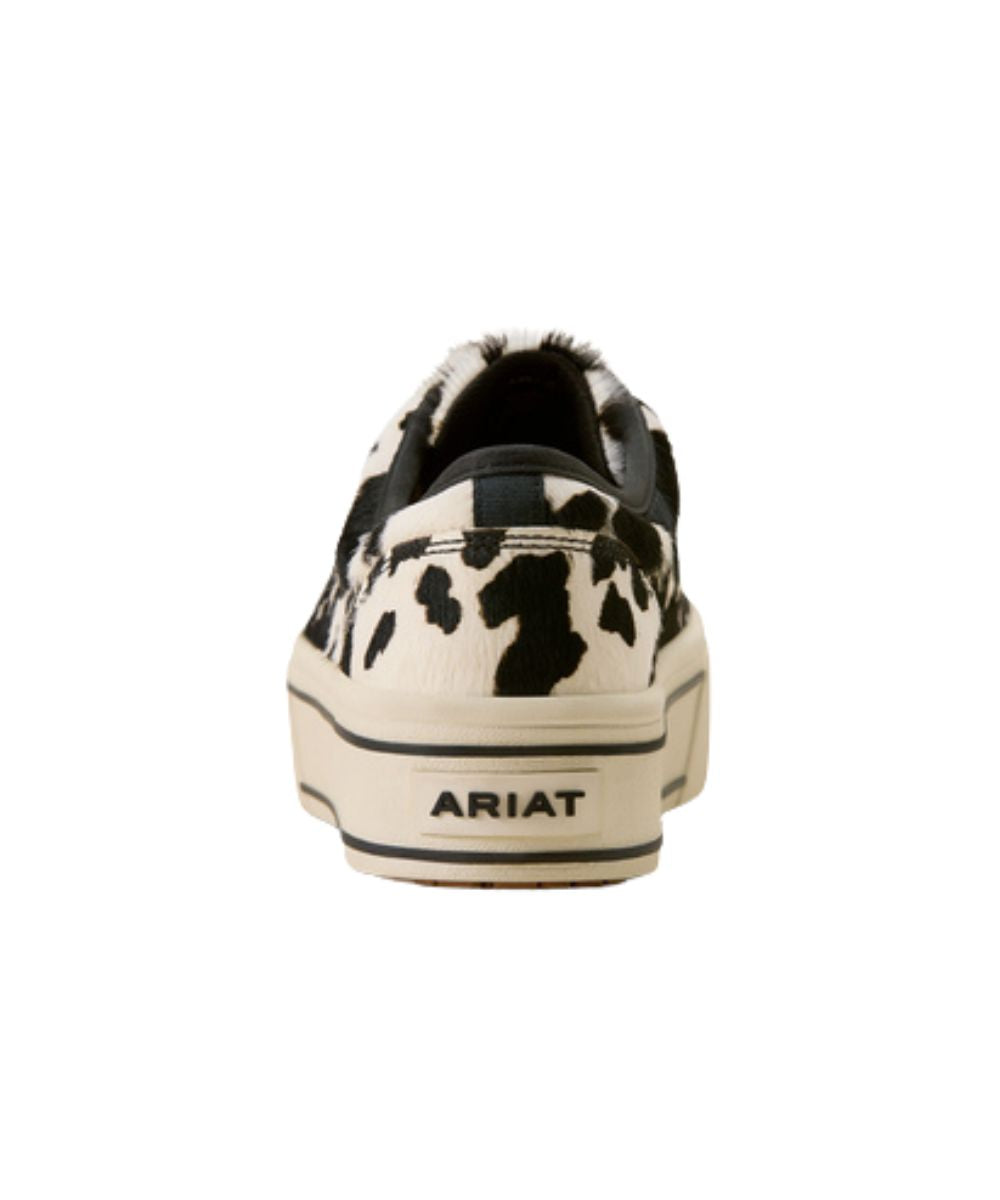 Heel view featuring the Ariat logo