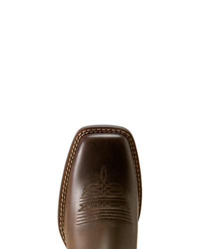 Birdseye view of the wide square toe