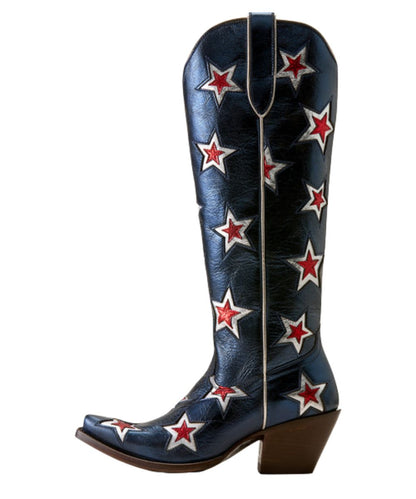 Women's Star Printed Western Tall Fashion Boot