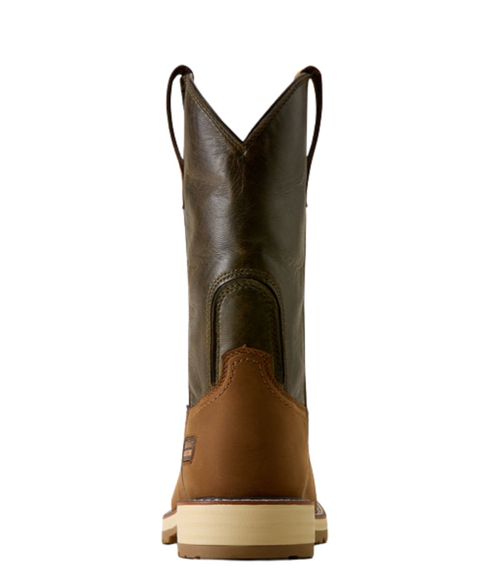 Heel view featuring the u-turn entry panel and 1.25" heel