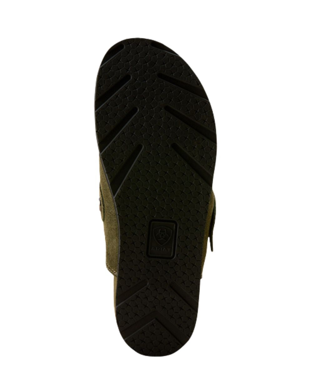 Sole view of the women's casual shoe featuring a black duratread sole
