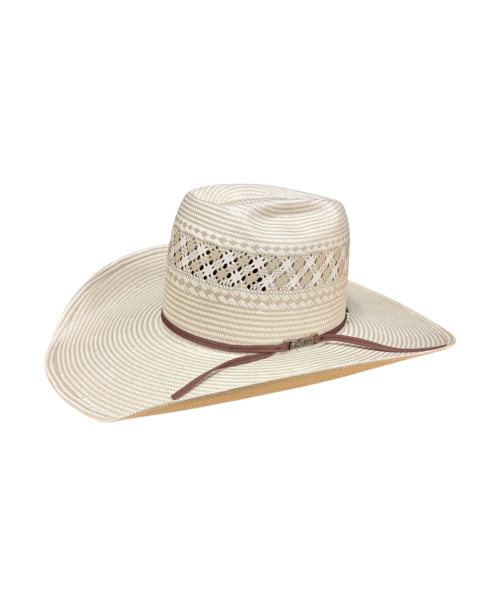 American Hat Co. Cool Hand Luke Two Tone Straw Hat