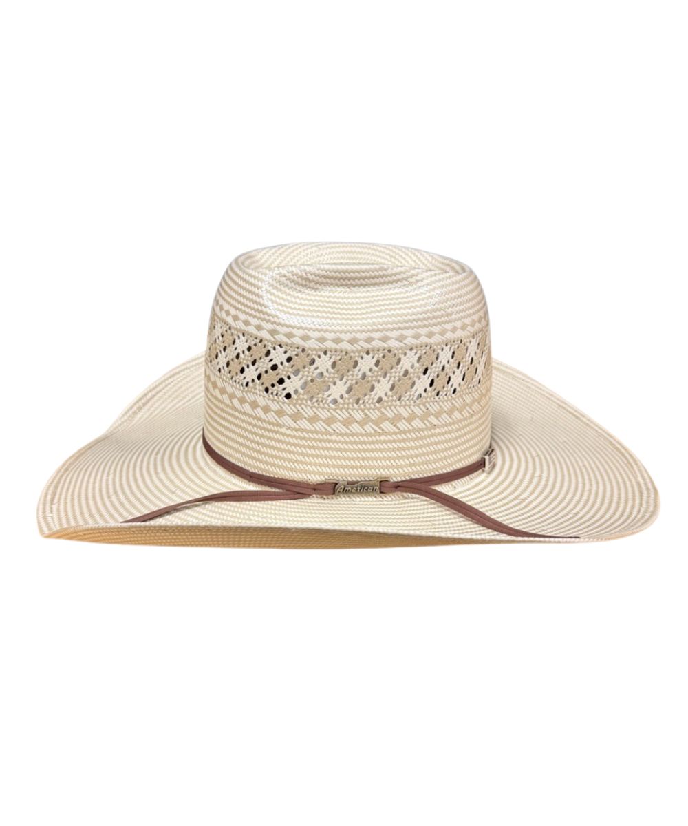 American Hat Co. Cool Hand Luke Two Tone Straw Hat