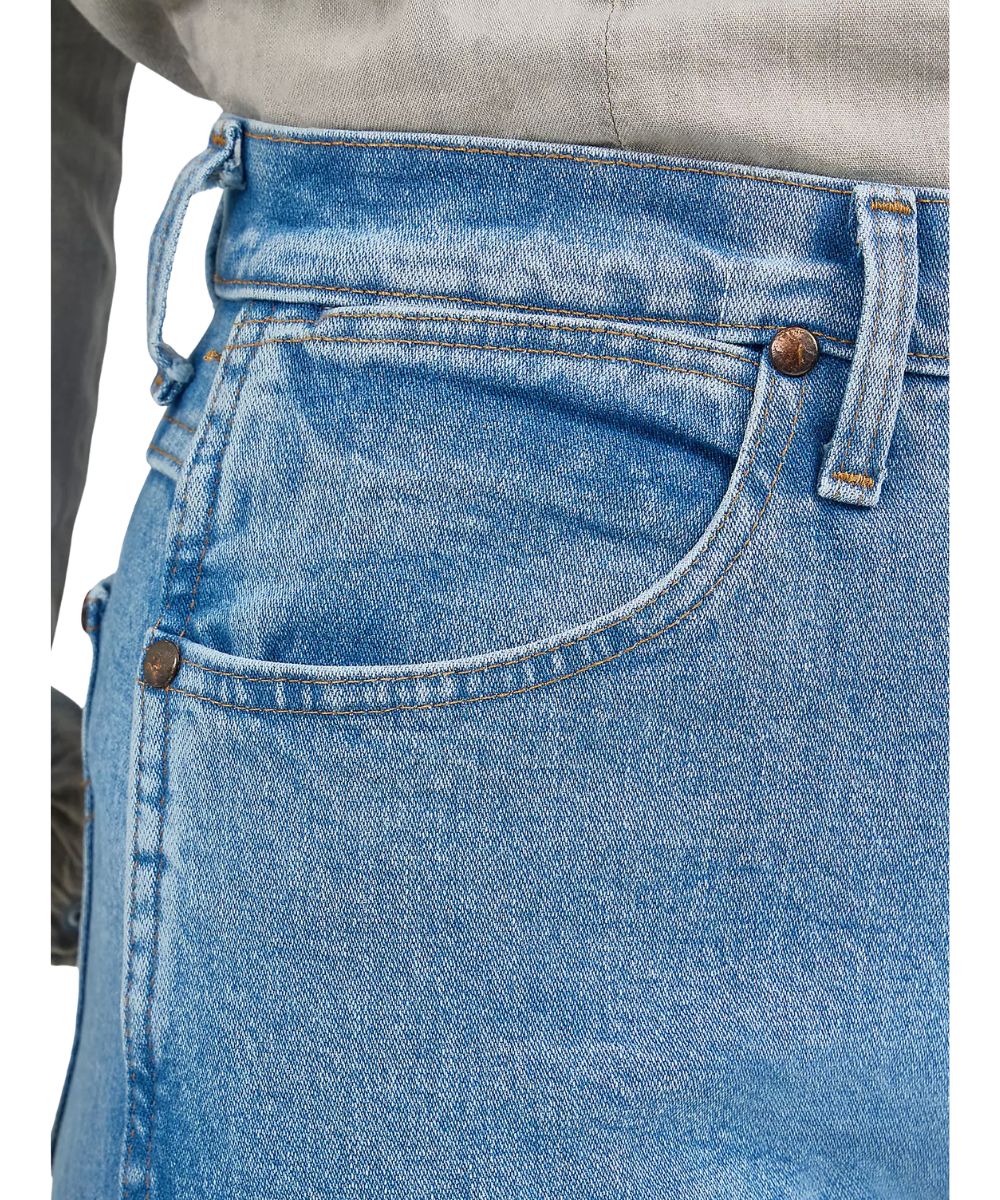 Close-up view of the front pockets